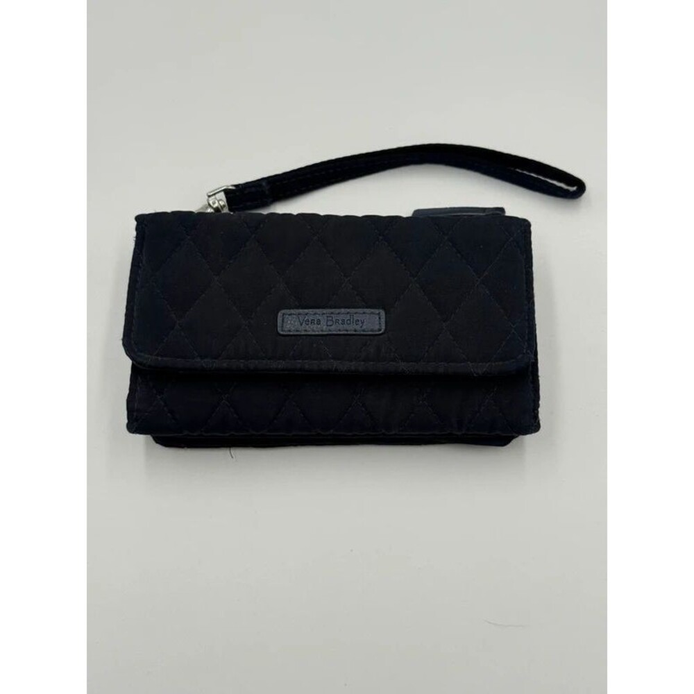 Vera Bradley Navy Blue Trifold Wallet